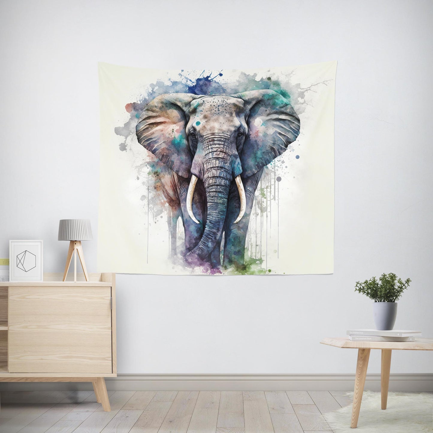 Boho Elephant Tapestry