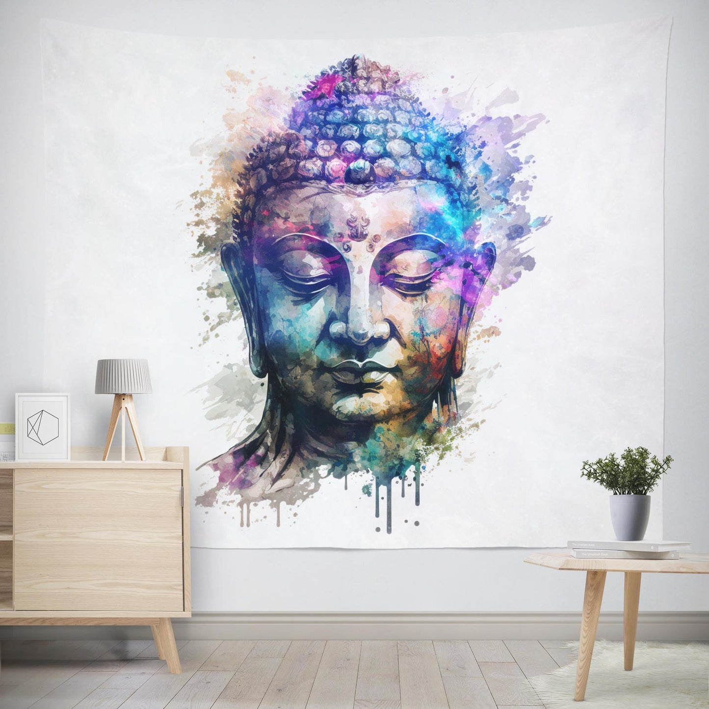 Buddha Head Tapestry