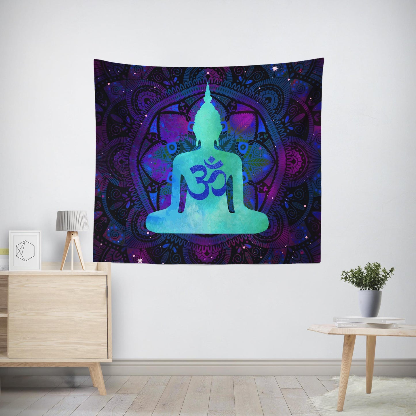 Buddhist Meditating Tapestry