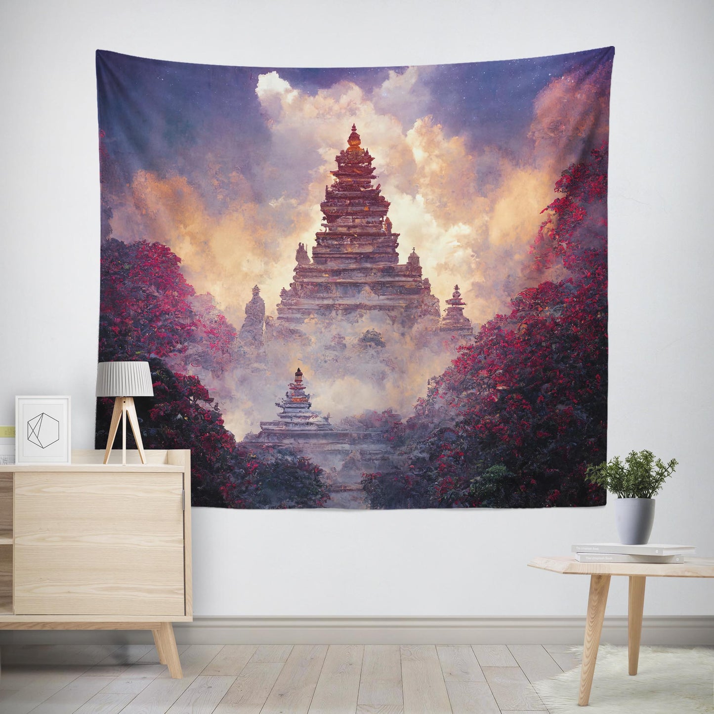 Buddhist Temple Tapestry