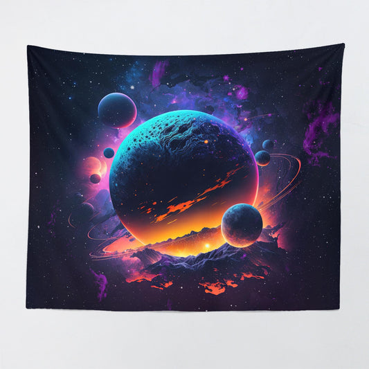 space wall tapestry hanging space nerds gift ideas