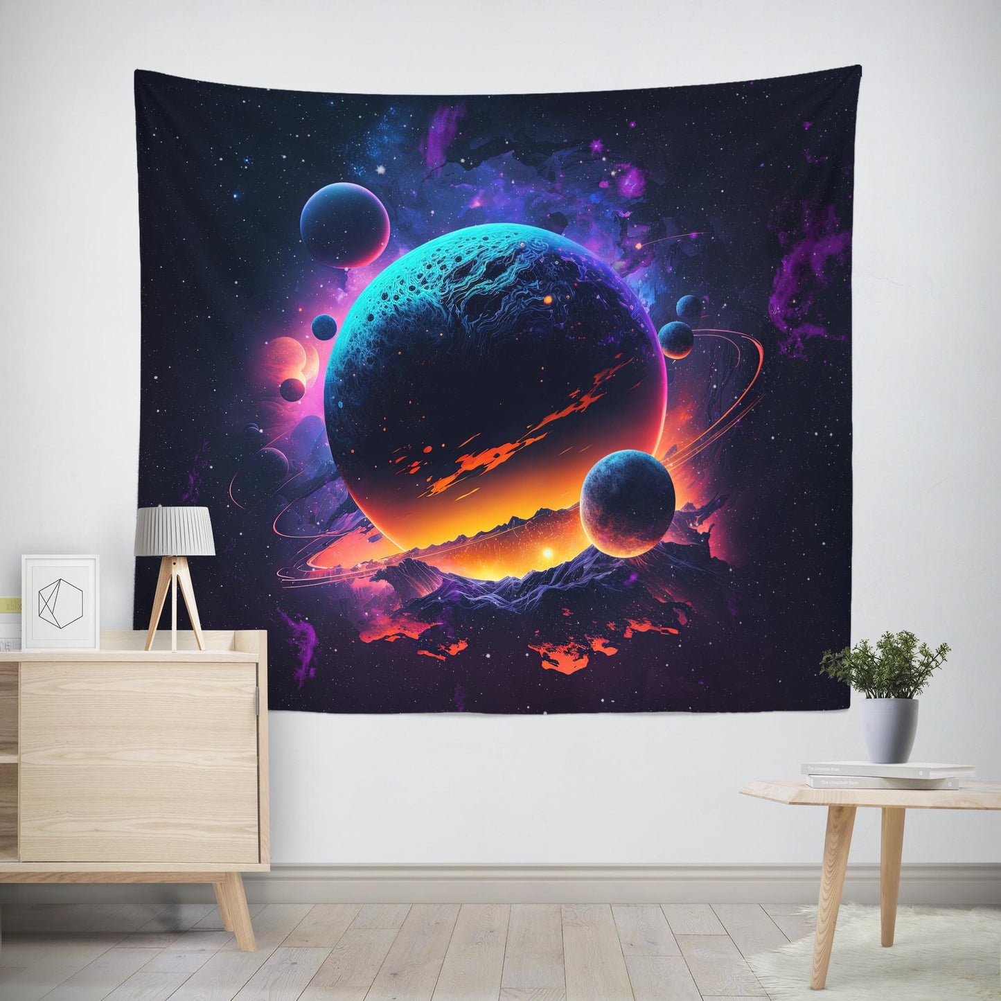 Fantasy Planet Tapestry