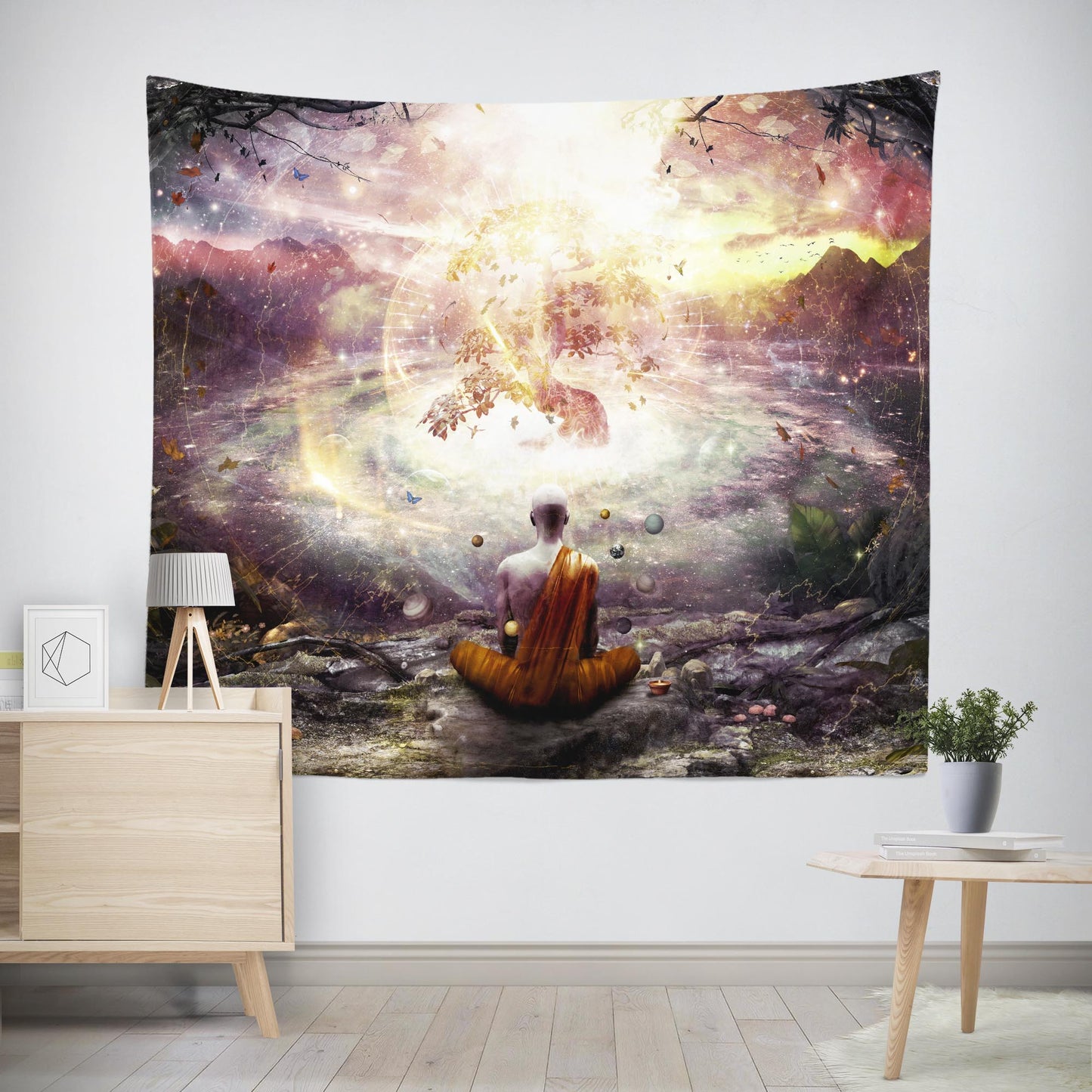 Autumn Scenic Tapestry Wall Hanging Nature Aesthetic for Bedroom