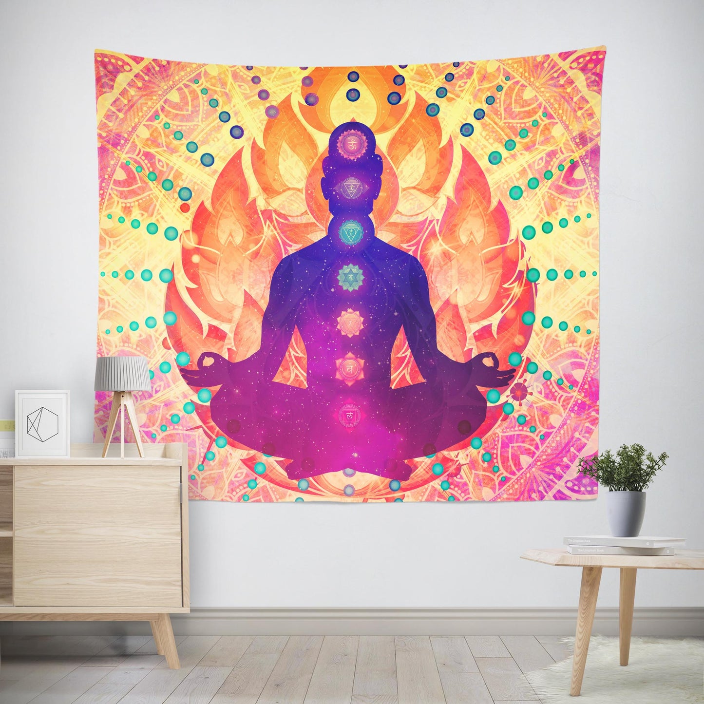 Sunrise Chakra Meditation Tapestry