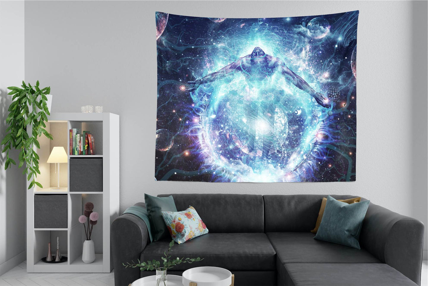 Extra Large Trippy Psychedelic Wall Tapestry