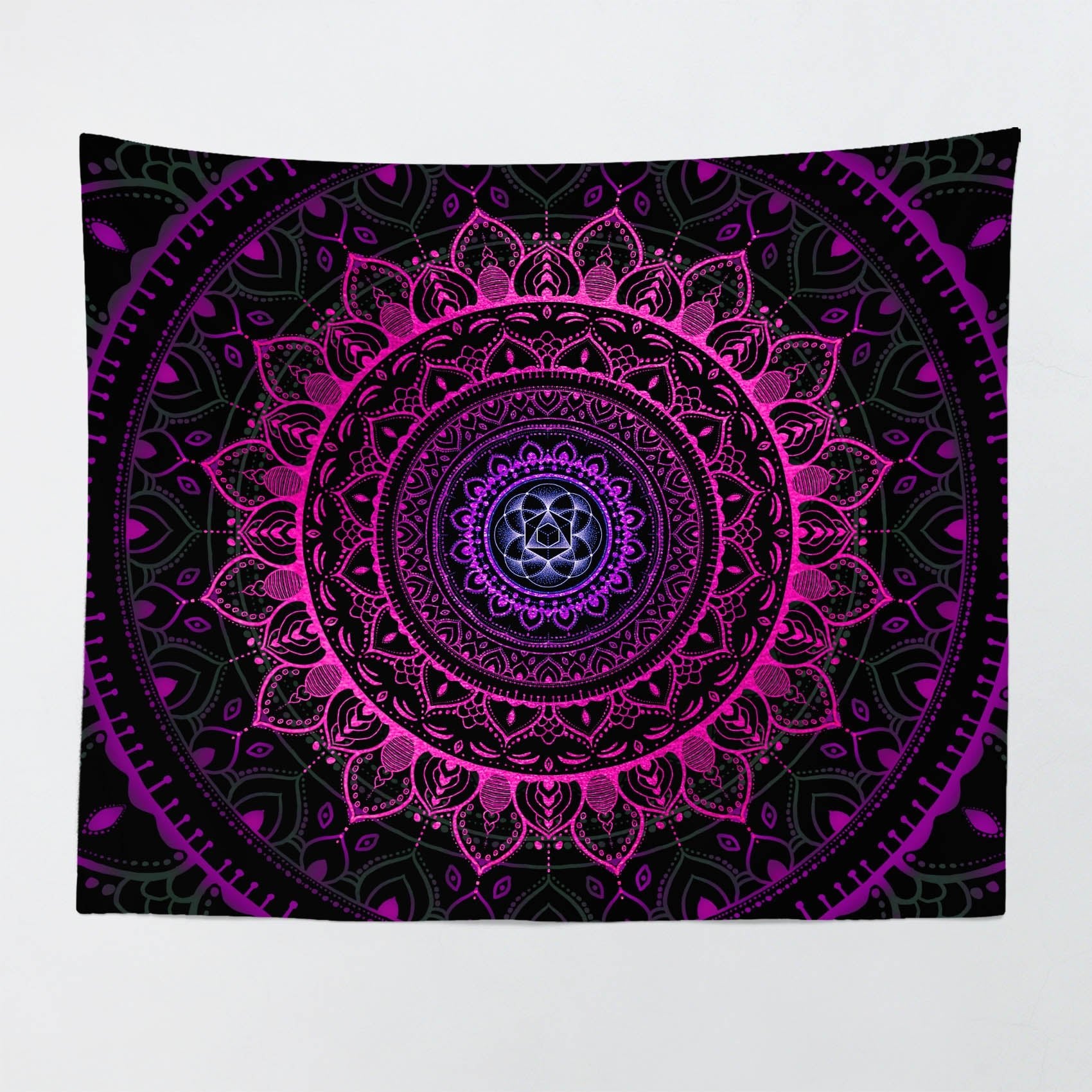 Pink Zen Mandala - Visionary Tapestries